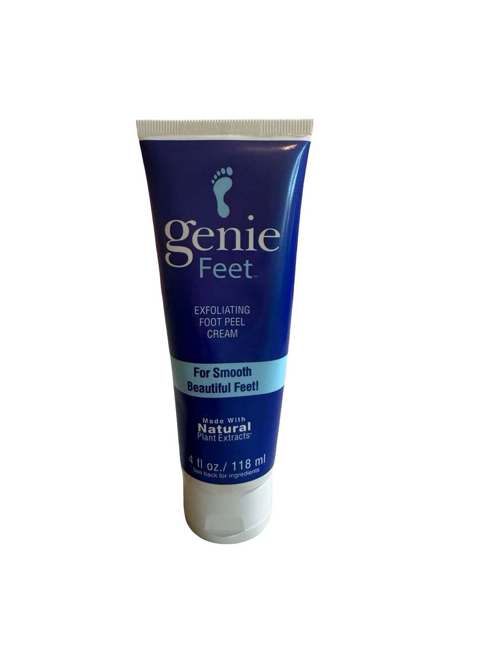 Genie Feet Exfoliating Foot Peel Cream, 4 fl oz